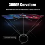 24 inch 1K 165hz Curved Gaming Monitor 144hz 1MS VA FHD Desktop Displays 300cd/m² For PC Monitors Gamer Built-in speaker DP - Image 2