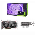 MLLSE AMD RX 580 8GB 2048SP Gaming Graphics Card GDDR5 256Bit PCI-E 3.0 ×16 8Pin Radeon GPU Rx 580 Video Card Placa De Video - Image 3