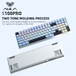 AULA S100Pro Gaming Wireless Mechanical Keyboard 98% Layout 99 keys 2.4G/Bluetooth/Wired Backlight Keyboard for Windows/Mac/IOS - Image 2