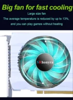 SRhonyra GeForce GTX 1050 Gaming Graphics Card,4GB GDDR5 128bit 4K Ready HDMI/DP/DVI Outputs PCI Express 3.0 Desktop GPU - Image 2