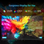 KTC 27 inch WQHD 180Hz 1ms Curved Gaming Monitor 1440P 144Hz Monitor 132% sRGB HVA FreeSync DisplayPort/HDMI/USB VESA Computer M - Image 3