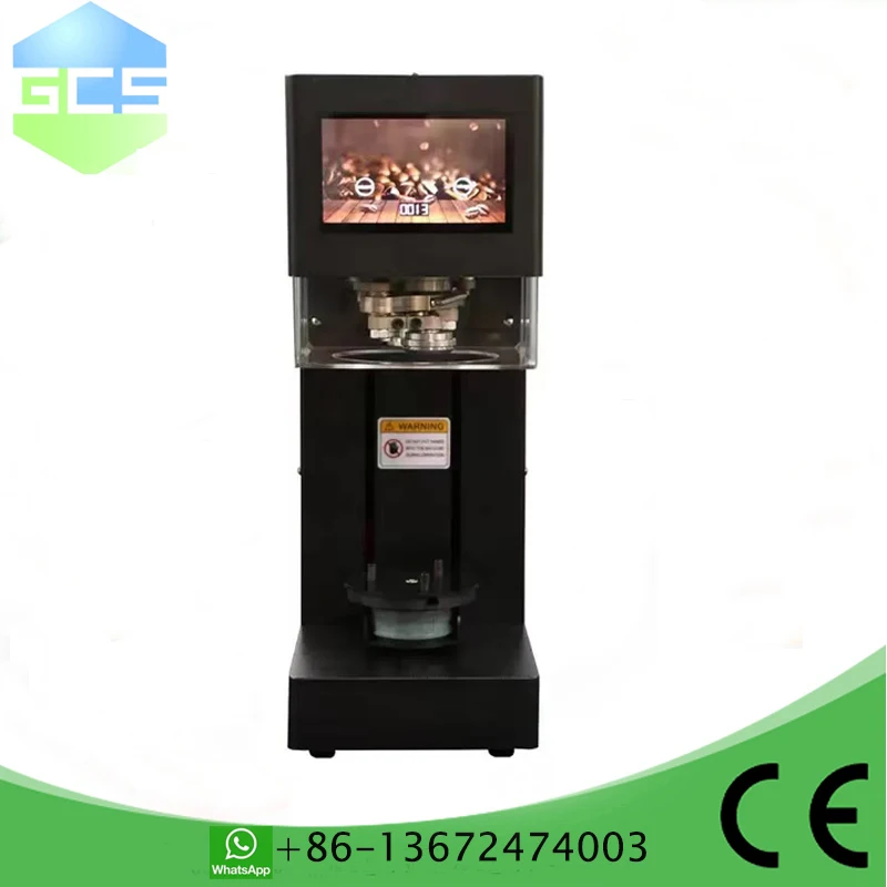 Automatic Beverage Coffee Soda Cans Tin Cup Bottle Sealer Intelligent Non-rotating Soda Water Seamer Beer Can Sealing Machine