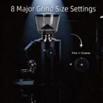 CAFOVO K64SC Professional Weighing Quantitative Coffee Grinder 64mm Flat Burr Touch Screen Espresso Grinder for Home Barista - Image 4