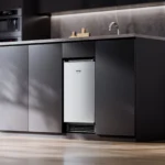 VEVOR 56Ibs Undercounter Built-in Ice Maker with Reversible Door Stainless Steel&Drain Pump for Commercial Home Kitchen - Image 2