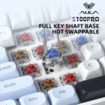 AULA S100Pro Gaming Wireless Mechanical Keyboard 98% Layout 99 keys 2.4G/Bluetooth/Wired Backlight Keyboard for Windows/Mac/IOS - Image 5