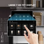 Mcilpoog WS817 -7"colorfAutomatic Espresso Machine with Milk Frother, 21 Flavors for Home & Office - Image 4