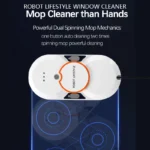 Robot Lifestyle Automatic Window Cleaner Robot with Two Sprayer Cleaning Glasses Smart Home Appliance - Image 3