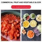 600W Electric Vegetable Cutter Multifunctional Commercial Pepper Slicer Shredder Scallion Cutter Device for Home