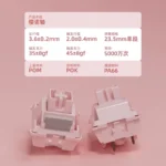 HUANO Sakura V2 Switch Mechanical keyboard Switches 35g Linear Pink Quick trigger RGB Light guide keyboards Switch Lubricated - Image 4