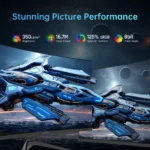 KTC 32 inch 240Hz Curved Gaming Monitor 1500R 1080P 125% sRGB 1ms, Freesync/G-sync HDR10,HDMI/DP/USB Ports VESA,Tilt Adjustable, - Image 3