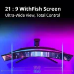34 Inch 4K 165Hz 21:9 Curved Esports Monitor Ultra-Wide 1800R Curvature Resolution Compatible Immersive Gaming Experience - Image 6
