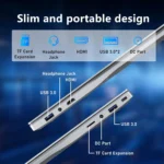 15.6"Ultra-Thin Laptop Intel Core i7 8500Y 16GB RAM 1TB 2TB SSD Notebook Backlight Computer PC Windows 11 Pro Fingerprint Unlock - Image 6