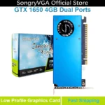 SongryVGA GeForce GTX 1650 4GB GDDR5 Low Profile Graphics Card,128-bit PCIe 3.0,HDMI & DisplayPort,for Gaming & SFF PCs