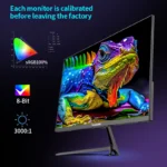 27 inch 2K QHD(2560×1440) PC Screen, 120Hz Gaming Monitor, 1ms Without Bezel, FreeSync,98% sRGB, 178° Wide Viewing Angle, Displa - Image 4