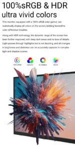 ZSUS 16" 2K Portable Monitor 100%sRGB 1600P IPS Screen Travel Gaming Computer Display for Steam Deck Laptop Switch PS4 PS5 Xbox - Image 6