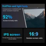 15.6" Ultra Slim Intel Core i7 6500U Laptop Computer Windows 11 16GB DDR4 1TB SSD Notebook PC Fingerprint Unlock Gaming Laptops - Image 4