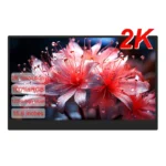 LANLIPU 15.6Inch Portable Monitor 100%sRGB 2K 120HZ Display For XBox PS4/5 Switch Cell Phone PC Loptop Gaming Extension Screen