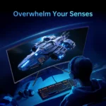 KTC 32 inch 240Hz Curved Gaming Monitor 1500R 1080P 125% sRGB 1ms, Freesync/G-sync HDR10,HDMI/DP/USB Ports VESA,Tilt Adjustable, - Image 6