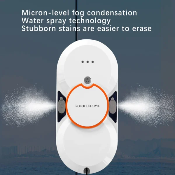 Robot Lifestyle Automatic Window Cleaner Robot with Two Sprayer Cleaning Glasses Smart Home Appliance