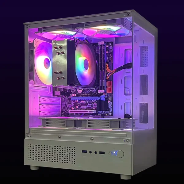 Gaming PC With Core i7 CPU /512G SSD/16GB momery 3200MB DDR3/Windows 11 with HD4600 Graphics/ white pc gamer
