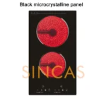 220110V Embedded Double-Head Electric Ceramic Stove Induction Cooker Vertical Full-Plate Double-Head Light Wave Stove - Image 2