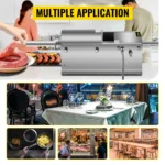 SucceBuy 3L5L 7L7.8L Horizontal Sausage Stuffer Food Processors 5 Filling Nozzles Kitchen Accessories Home Appliance for Hot Dog - Image 2