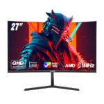 Gawfolk 27 inch Curved Gaming Monitor,180Hz PC Monitor Full HD 1080P, Frameless 1800R Computer Display with FreeSync & Eye-Care