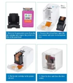 MBrush Handheld Color Inkjet Printer Mini Portable Color Printer Wireless WiFi Printing Cartridges DIY Printing Tattoo Logo Word - Image 2
