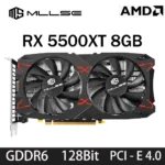 MLLSE AMD RX5500XT 8G Gaming Graphics Card 8GB 128Bit GDDR6 PCI-E 4.0×8 GPU Radeon rx5500xt 8gb game Video Cards Placa de vídeo