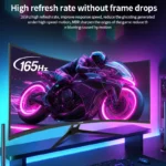 Gawfolk 34 Inch Ultrawide Curved Gaming Monitor, 1500R PC Screen 165hz UWQHD 4K, Curved Computer Screen with FreeSync, Support W - Image 5