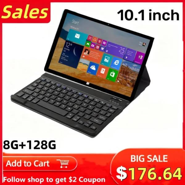 10.1 INCH 64 Bit 8GB DDR RAM 128GB ROM AR10 WINDOWS 10 Tablet PC 1920 x 1200 IPS Screen HDMI-Compatible Type-C USB 3.0 WIFI