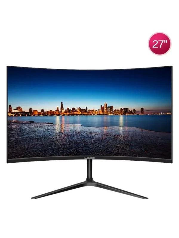27 inch curved screen 3000R 1920X1080 1K 75Hz 2ms HDMI+VGA desktop monitor display LCD monitor 27" VA PANEL 1080p