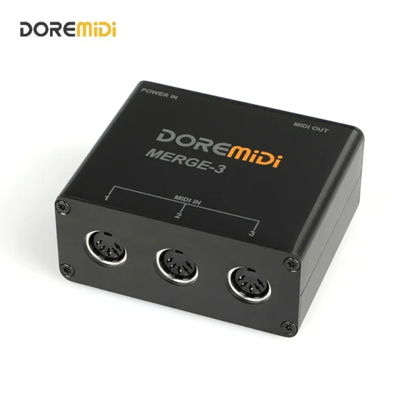 DOREMiDi MIDI Merge-3 MIDI Input 2 MIDI Output Support USB Power MERGE-3