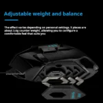 Logitech G502 HERO Cable Game Mouse E-Sports Eating Chicken Mechanical Mouse RGB Light Can Be Balanced To Eat Chicken Macro Prog - Image 4