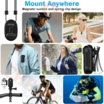 4K WiFi HD POV Magnetic Mini Action Camera Wireless Pocket Video Vlog Cam Helmet Motorcycle Bicycle Sports Holder Mount Recorder - Image 6