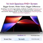 [World Premiere] Blackview AceBook 12 Win 11 Pro Laptop 16'' 1920*1200 Display, Intel I5-1030NG7 Notebook, 16GB 512GB, 5000mAh - Image 3