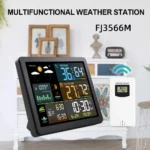 Digital Weather Station Clock Indoor Outdoor Temperature and Humidity Meter Weather Forecast Wireless Electronic Table Clock - Image 3