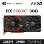 MLLSE AMD RX5700 XT 8GB Graphics Card GDDR6 256Bit PCI-E 4.0×16 6+8Pin Radeon GPU Rx 5600XT Gaming Video Card Placa De Video