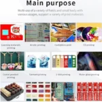 SIHAO A3 UV Bottle Printing For Phone Case Glass Wood Acrylic A4 UV Flatbed Printer Sticker Label Printer UV Printer - Image 2