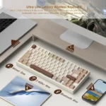 Womier RD75 Pro 75% Wireless Mechanical Keyboard Quick Release Aluminum Custom QMK/VIA Tri-Mode Hot Swappable Keyboard - Image 3