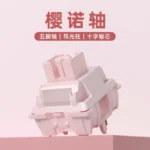 HUANO Sakura V2 Switch Mechanical keyboard Switches 35g Linear Pink Quick trigger RGB Light guide keyboards Switch Lubricated