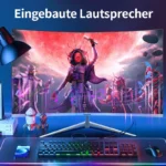 Gawfolk 27 Zoll Curved Gaming Monitor 100Hz, PC Bildschirm Full HD 1080P, Rahmenloses 1800R Computerbildschirm Mit FreeSync Und - Image 5