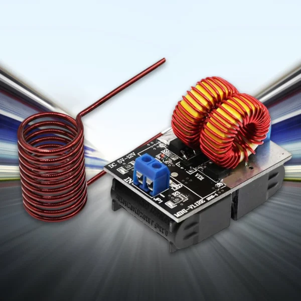 120W Mini ZVS Heating Machine DC 5-12.0V Input Voltage Induction Heater High Frequency Power Supply Module