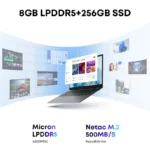 CHUWI GemiBook Plus Laptop 15.6" Intel N150/N100 Graphics for 12th Gen 1920*1080P 16GB RAM 512GB SSD With Cooling Fan Windows 11 - Image 3