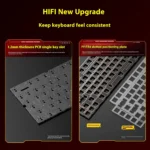 Leobog Hi75C Hi75C Pro Wireless Mechanical Keyboard 75% Layout Kit 81 Keys Aluminum BT 2.4G Wired Hotswap Gaming RGB Keyboard - Image 5