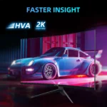 KTC 27 inch WQHD 180Hz 1ms Curved Gaming Monitor 1440P 144Hz Monitor 132% sRGB HVA FreeSync DisplayPort/HDMI/USB VESA Computer M - Image 5