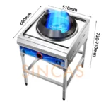 Fierce Fire Stove Commercial Liquefied Gas Stove,Single-Burner Energy-Saving Stir-Fry Stove Restaurant With Flameout Protection - Image 4