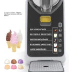Snow melting machine Small household cold drink slush machine smoothie beverage machine milkshake machine shaved ice machine ful - Image 4