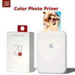 HPRT MT53 Color Photo Printer 2x3 Inch Sticky-Backed Paper Pocket Bluetooth Print Instant Photo Printer Sticky-Backed Paper Bag