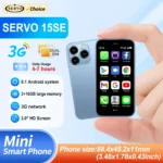 SERVO 15SE Mini Smartphone 3G WCDMA Android System WiFi Hotspot Play Store 3.0" Display Small Palm Smart Phones Dual SIM Standby